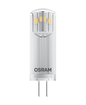 LED Base PIN 20 320° 1.8W 827 Clear G4 white, upright, OSRAM logo (thumbnail)