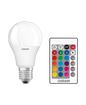 ST CLAS A 60 RGBW 60 FR 9 W/2700 K E27  white, horizontal, OSRAM logo (thumbnail)