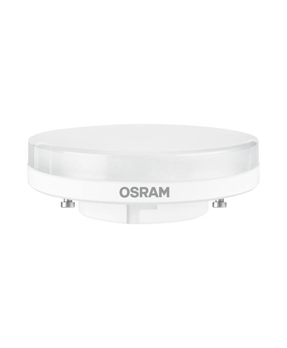 LED Star GX53 40 120° 4.9W 827 Frosted GX53 white, horizontal, OSRAM logo