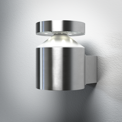 ZMP_2853829_ProdImgMountedLuminaireSwitchedOn_ENDURA_STYLE_Cylinder_Wall_6W_ST