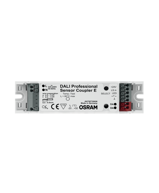 DALI Sensor Coupler E white, horizontal