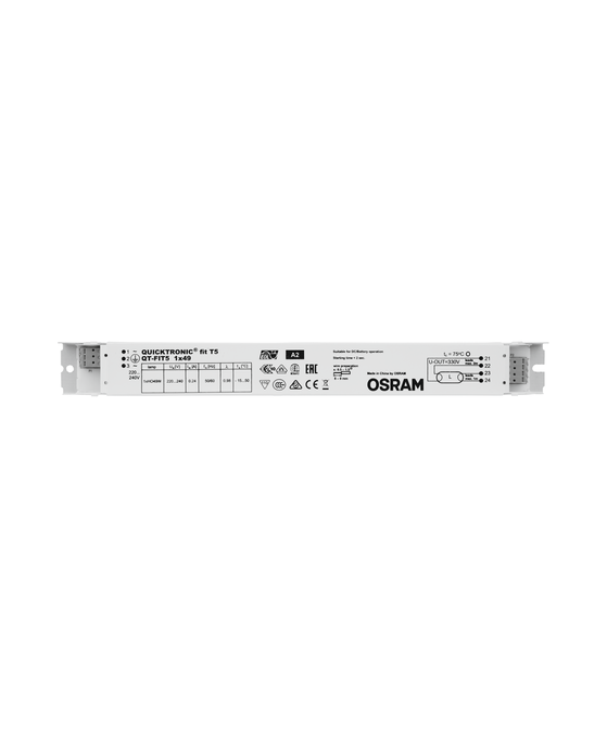 QT-FIT5 1X49 white, horizontal