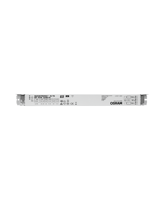 QT-FIT8 2X58…70 white, horizontal
