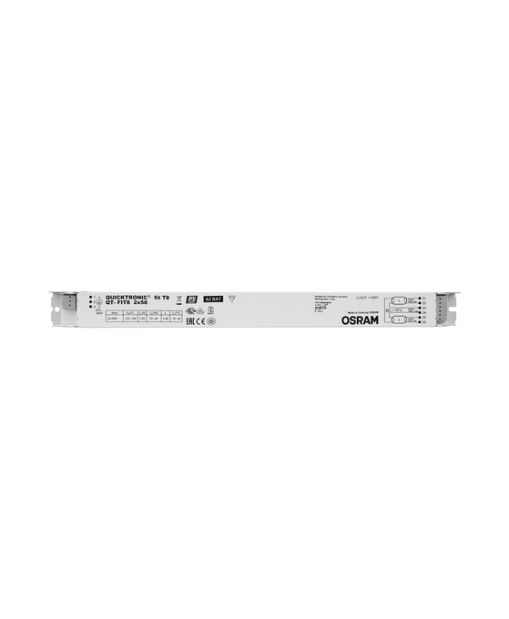 QT-FIT8 2X58 white, horizontal