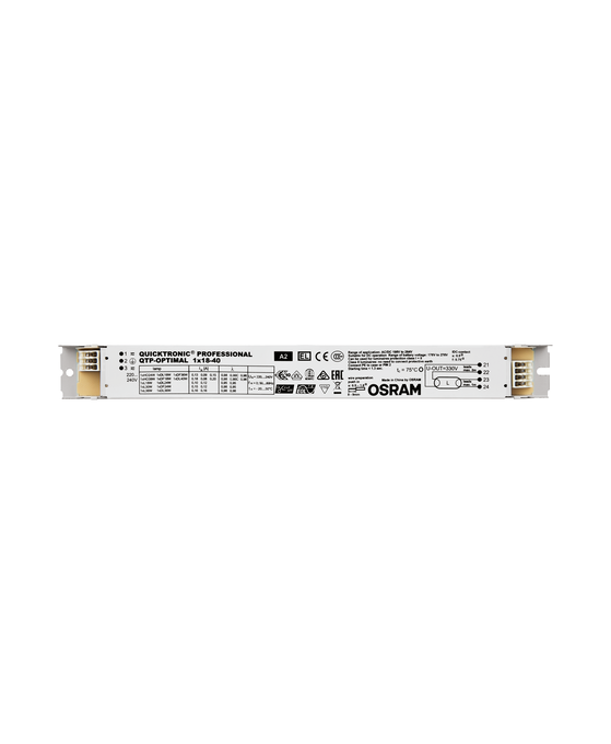 QTP-OPTIMAL 1X18…40 white, horizontal