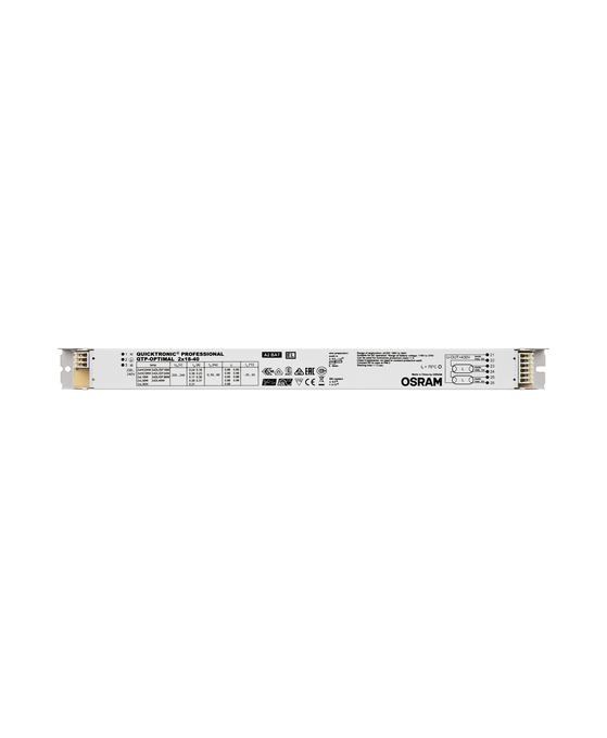 QTP-OPTIMAL 2X18…40 white, horizontal