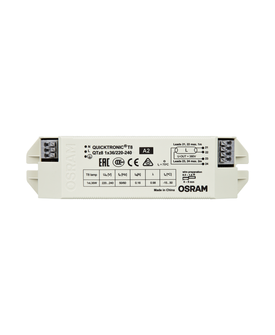 QTz8 1X36 white, horizontal