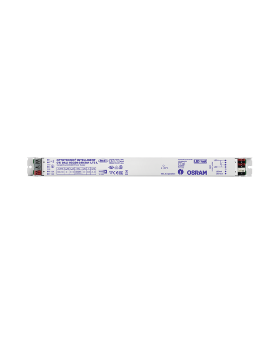 OTi DALI 80/220…240/2A1 LT2 L white, horizontal