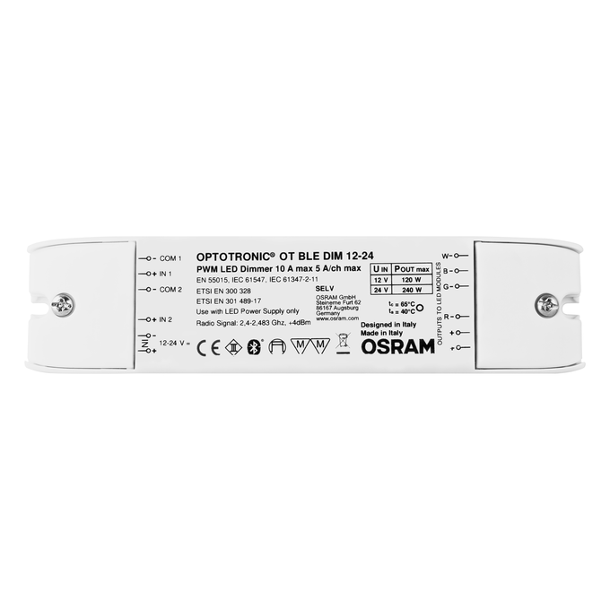 OT BLE DIM white, horizontal