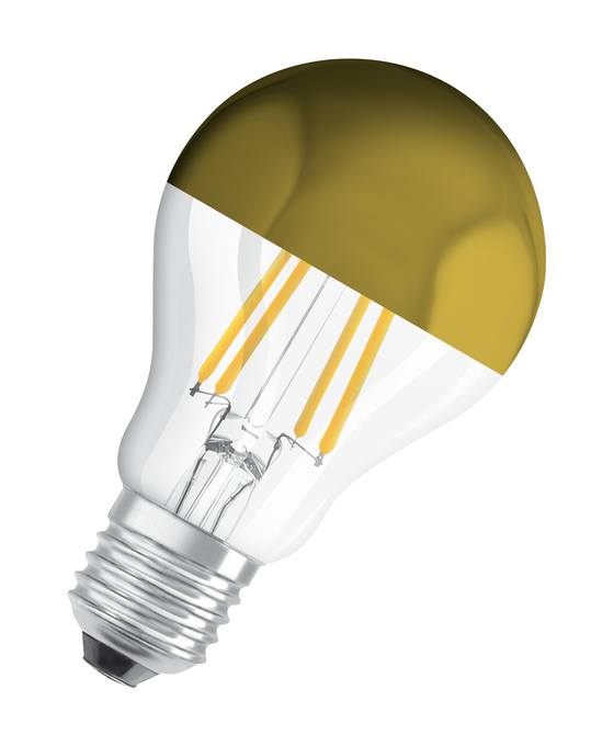 LED Star Classic A 35 Filament Mirror Gold 4W 827 Clear E27