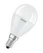 ST CLAS P 60 FR 7.5 W/2700 K E14  white, diagonal, OSRAM logo (thumbnail)