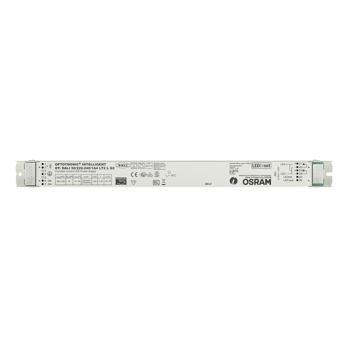 OTi DALI 50/220…240/1A4 LT2 L G2 white, horizontal