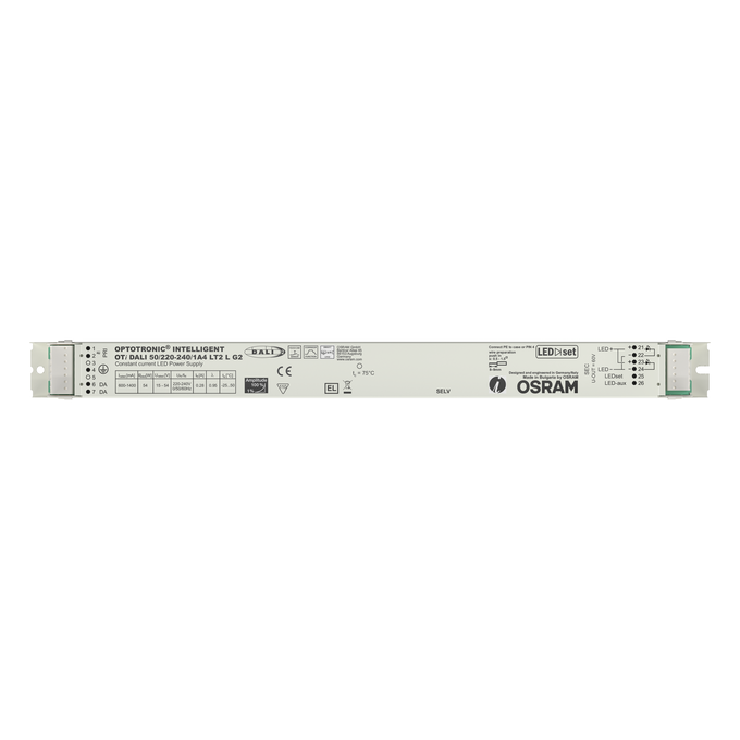 OTi DALI 50/220…240/1A4 LT2 L G2 white, horizontal