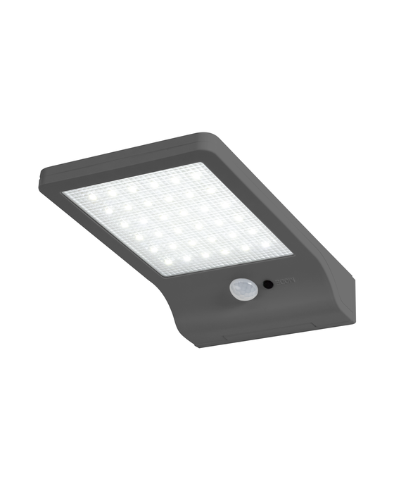 DoorLED Solar Sensor 4000K Silver white, upright, sw. on
