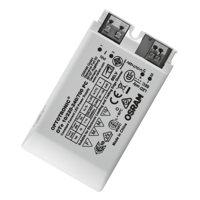 OTe 10/220…240/700 PC white, horizontal