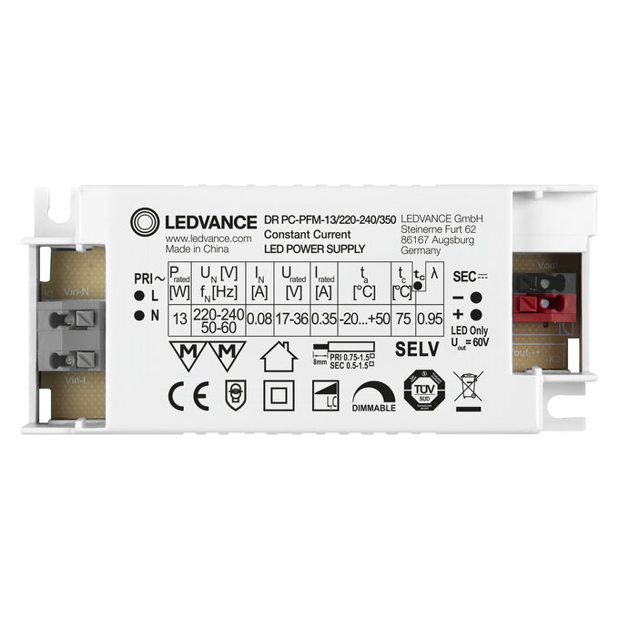 DR PC-PFM -13/220-240/350 white, horizontal