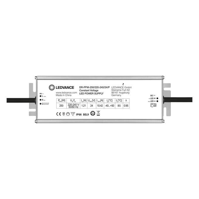 DR-PFM -250/220-240/24/P white, horizontal