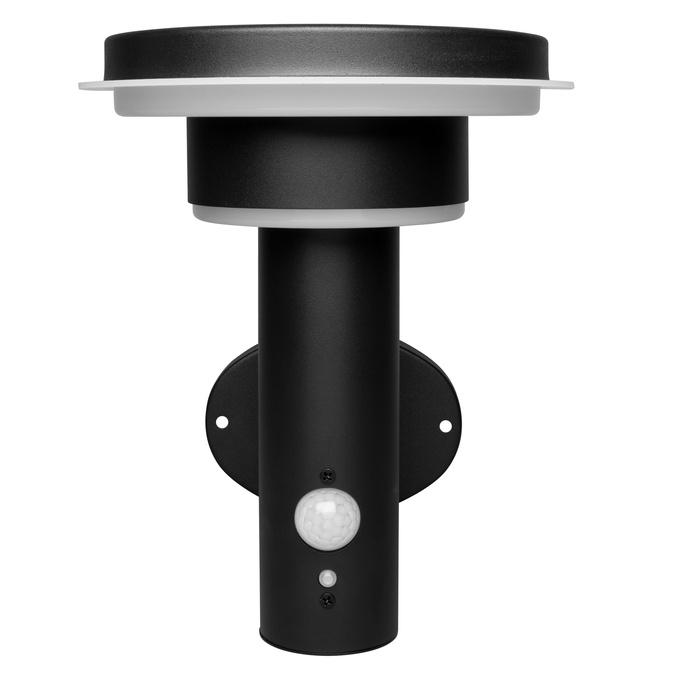 ENDURA Style Solar Wall Sensor Double Circle 6W Black white, upright, alternat