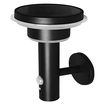 ENDURA Style Solar Wall Sensor Double Circle 6W Black white, upright (thumbnail)