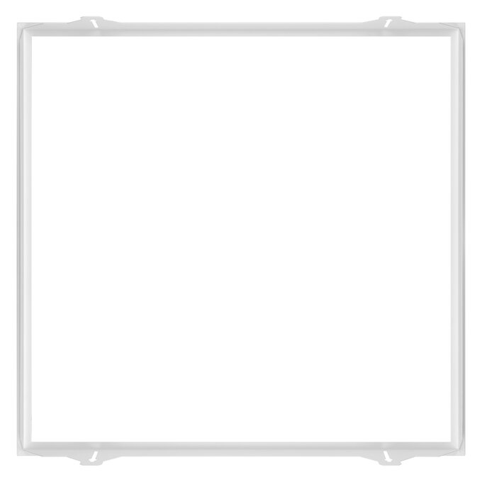 PANEL 600 RECESSED MOUNT FRAME white, backside