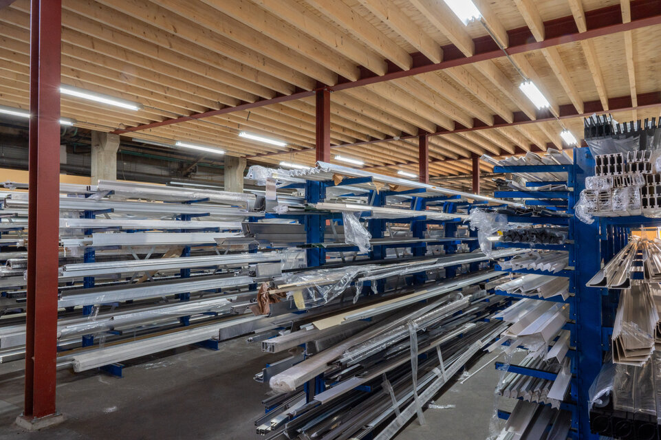 Ledification at sun protection company with led tubes