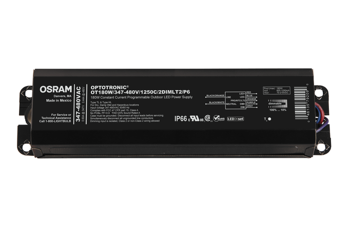 OT 180W 347 480V 1250C 2DIM P6 