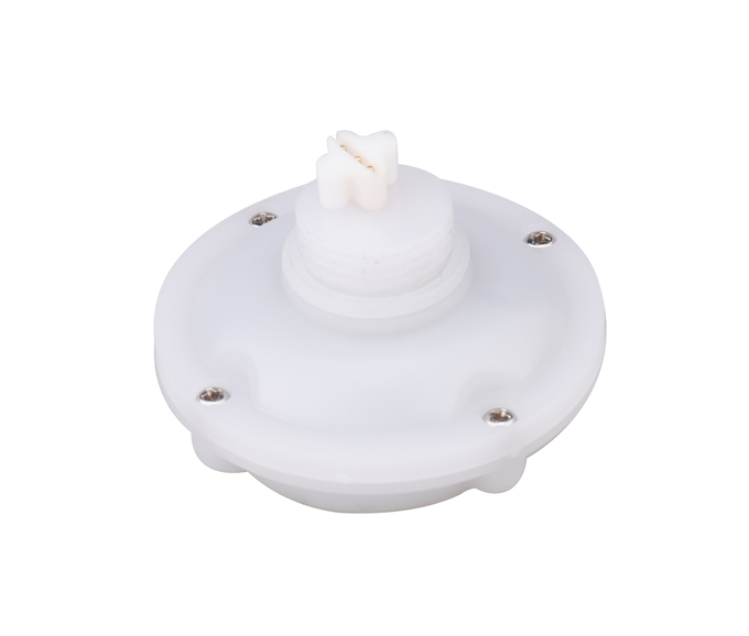 Standalone Microwave Motion Sensor 3-Pin Screw-in 49ft IP65 12V MK white, top view