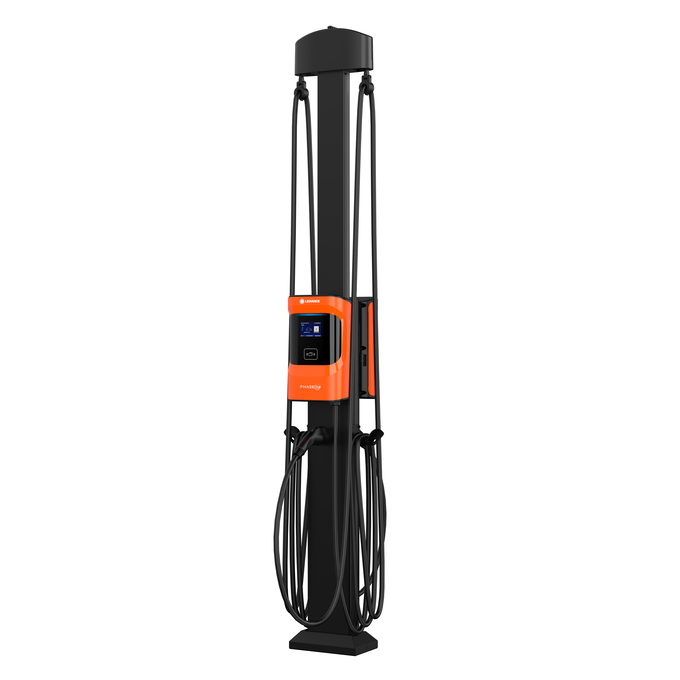 EV PEDESTAL COMMERCIAL GEN 1 PEDESTAL EXTENDER WITH   CABLE MANAGEMENT white, visualized function