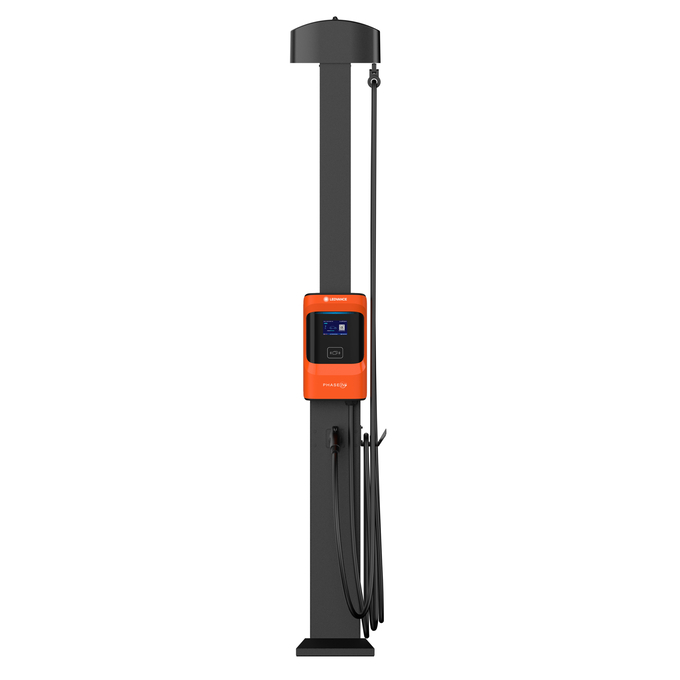 EV PEDESTAL COMMERCIAL GEN 1 PEDESTAL EXTENDER WITH   CABLE MANAGEMENT white, visualized function