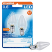 SPECIALTY LED LAMPS C7 1W 6500K 1PK Combo Shot = Product Beauty Shot + Packaging Image (thumbnail)