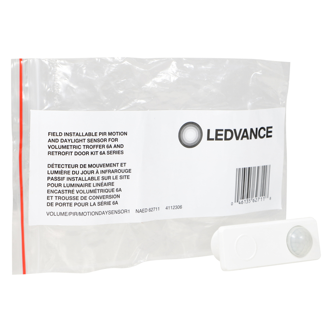 Standalone PIR Motion sensor Snap-in 12ft 12V Combo Shot = Product Beauty Shot + Packaging Image