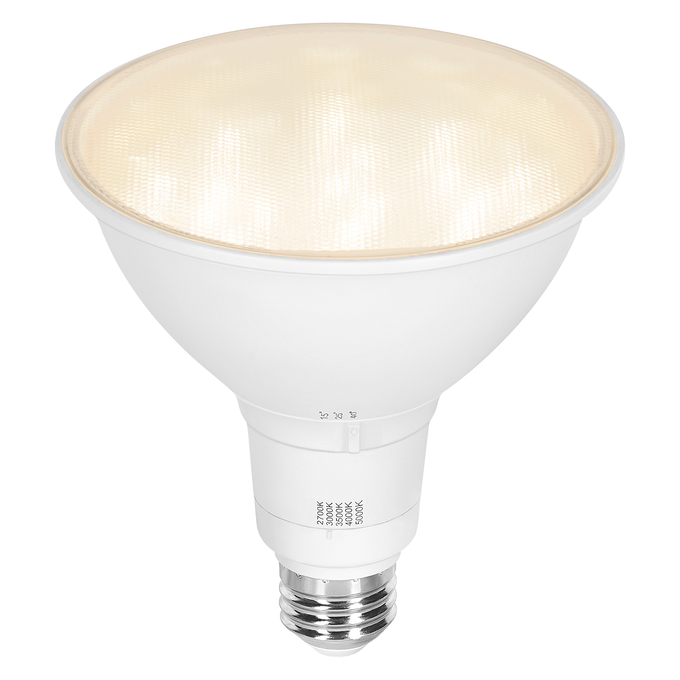 LED TruWave® 5CCT Selectable Lamps PAR38 8.5W DIM ADJ 1PK white, visualized function