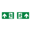 EM EXIT PICTO UP white, horizontal (thumbnail)