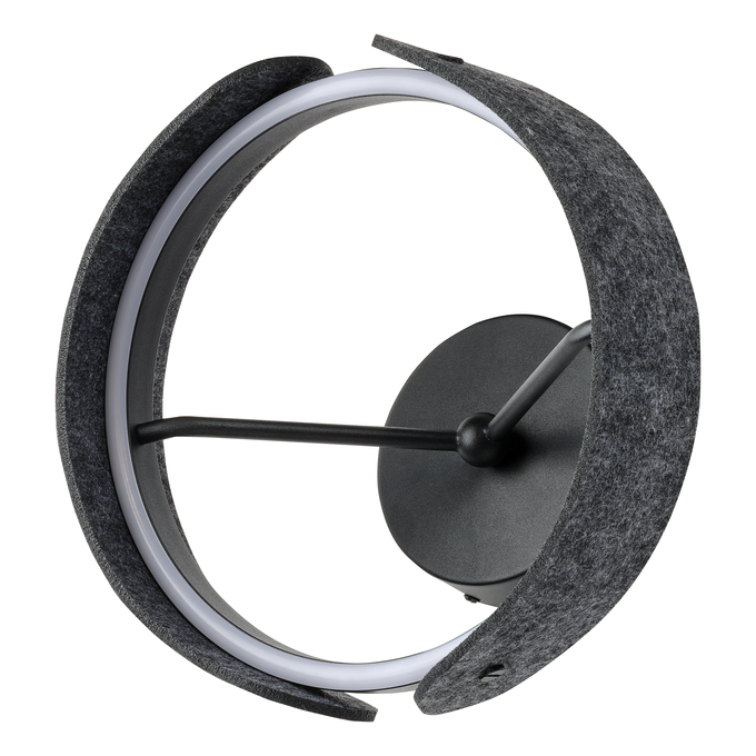 Decor Curve Felt Wall 20W 830 Dark Grey
