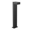 Bollard Rectangular 0.8m 12W 830 Black white, upright (thumbnail)