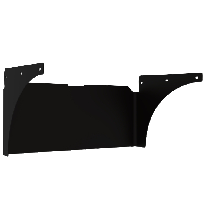 AREA LIGHT VISOR 4A LRG BACK BL