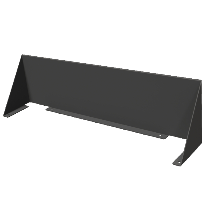 WALL PACK OPTI-SELECT VISOR BLACK