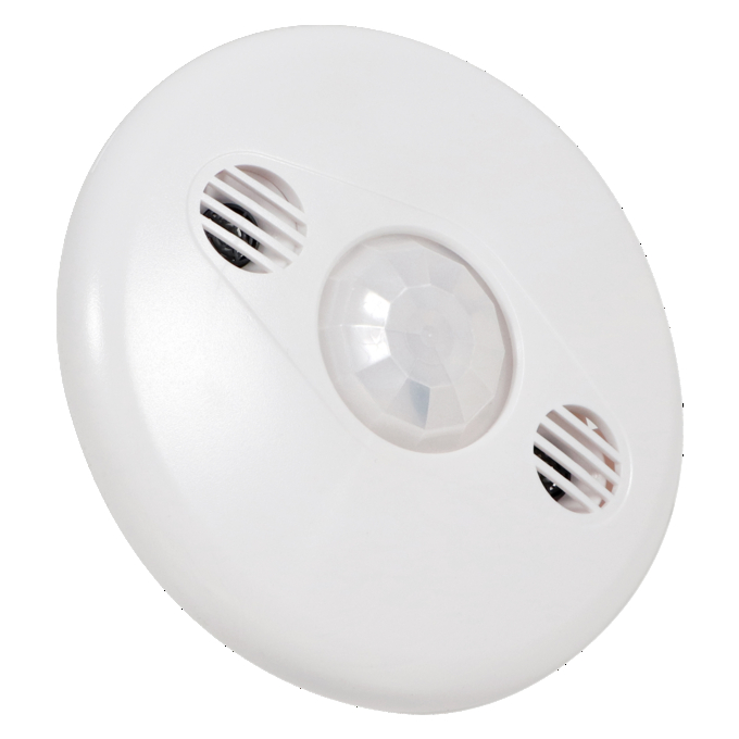 HARDWIRED CEILING SENSOR LINE-POWERED DUAL-TECH SENSOR