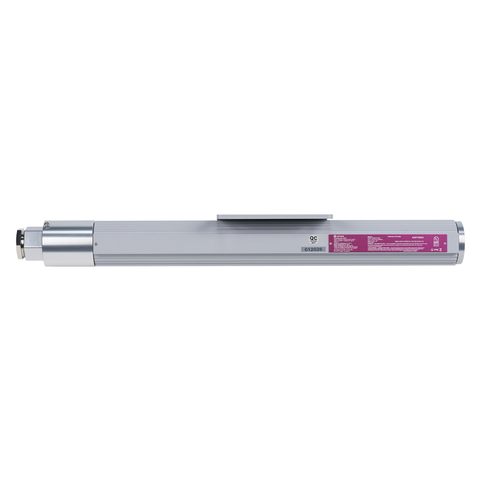 HAZ EXIT SIGN C1D2 120-277V NICKEL GR white, top view